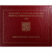 Vatikan, Benedict XVI, 2 Euro, The Year of St. Paul, BU, 2008, Rome