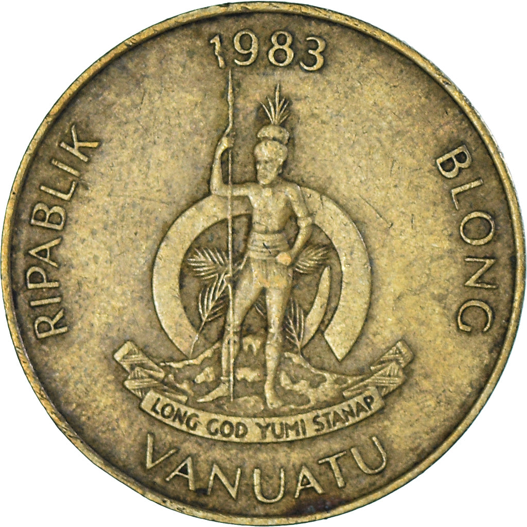 Coin, Vanuatu, 5 Vatu, 1983