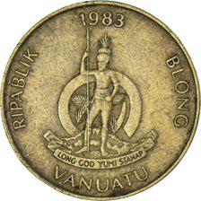 Coin, Vanuatu, 5 Vatu, 1983
