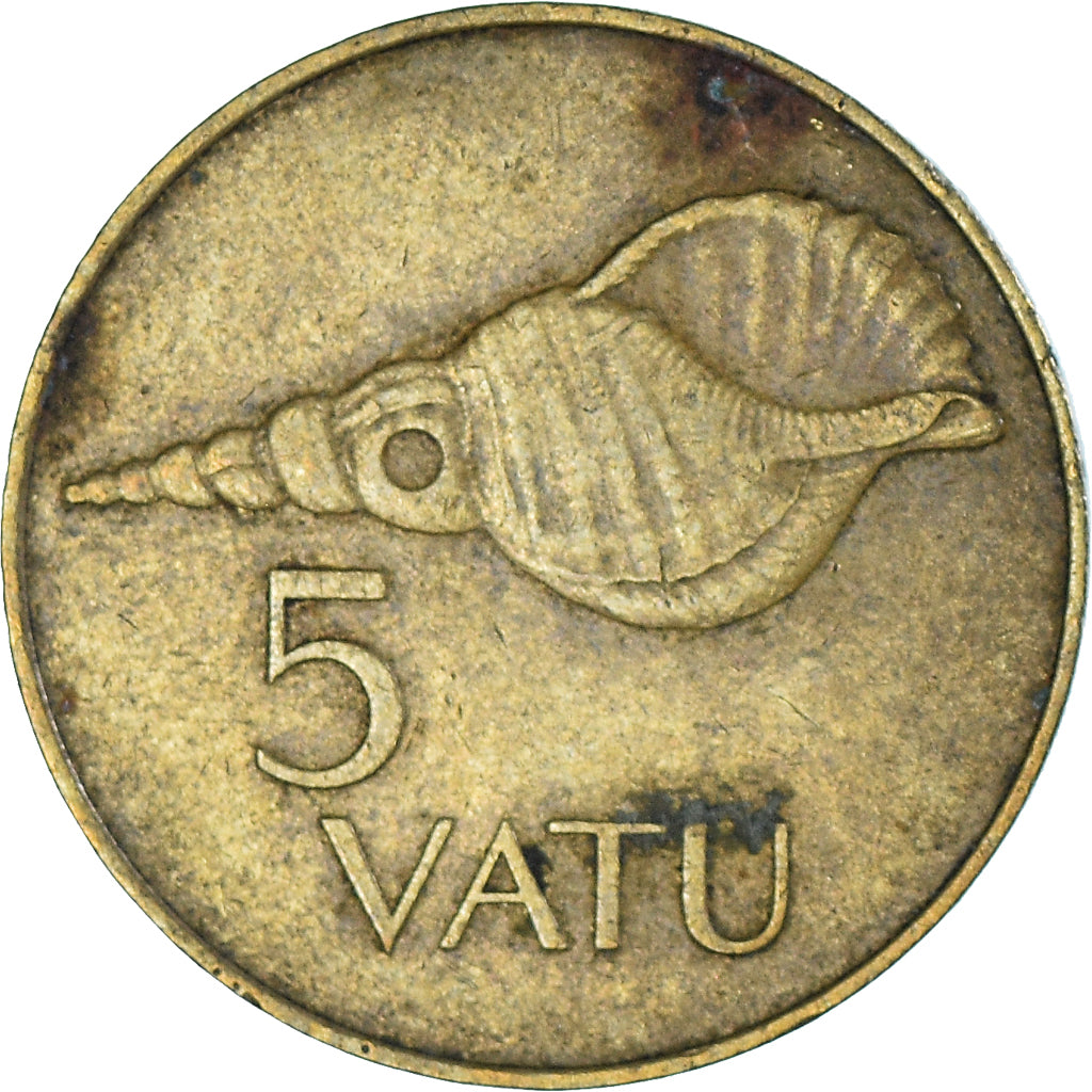 Coin, Vanuatu, 5 Vatu, 1983
