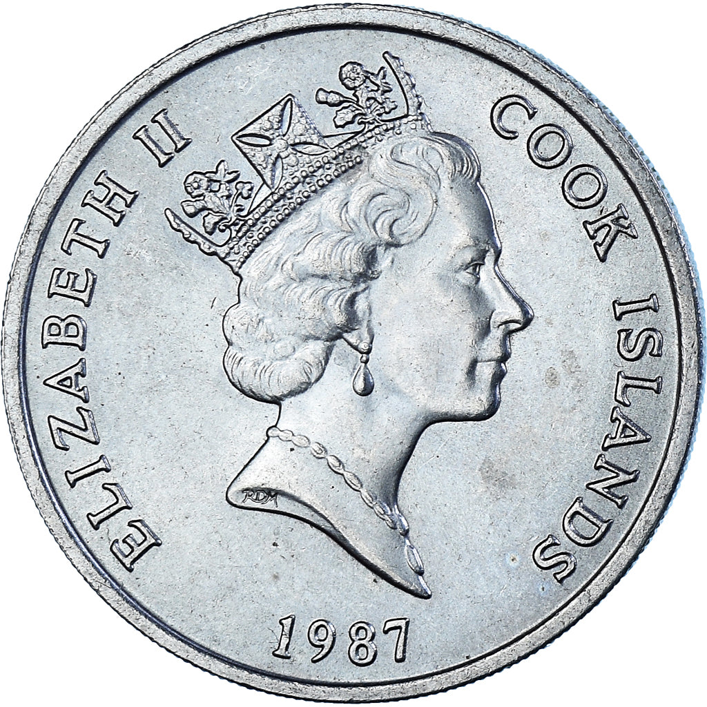 Moeda, Ilhas Cook, 20 Cents, 1987