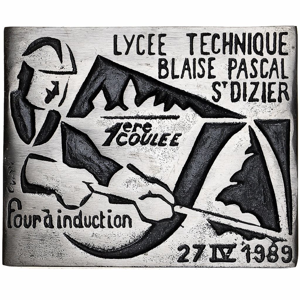 Francia, Plaque, 1re coulée, four à induction, 1989, Acciaio, SPL-