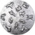 France, Medal, Loto, 1977, MDP, Silvered copper, Micheyl M., AU(55-58)