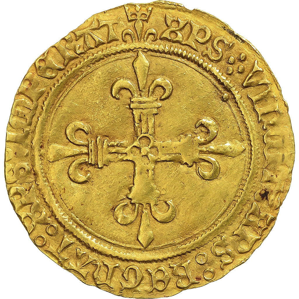 France, Louis XII, Écu d'or au soleil, 1498-1515, Montpellier, Gold, AU(50-53)
