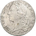 França, Louis XV, 1/2 Écu au bandeau, 1762, Lille, Prata, AU(55-58)
