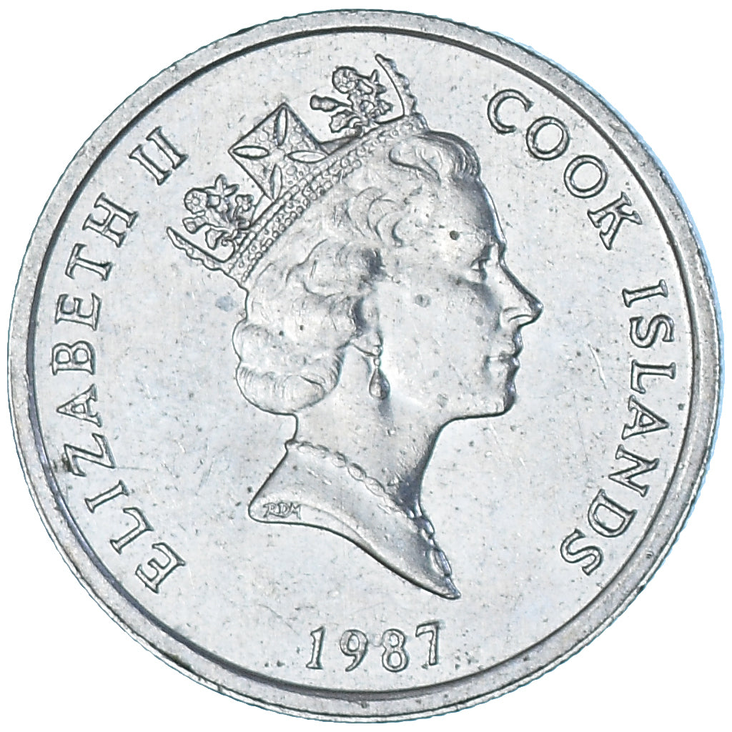 Coin, Cook Islands, 5 Cents, 1987