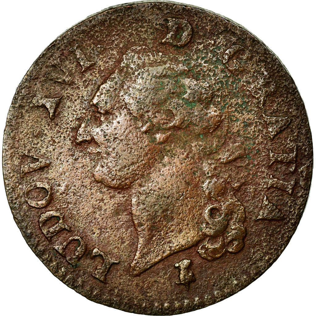 Monnaie, France, Louis XVI, Sol ou sou, Sol, 1791, Paris, TB, Cuivre, KM:578.1