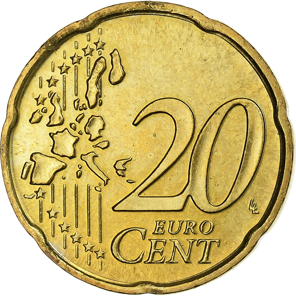 San Marino, 20 Centimes, 2007, Rome, Nordic gold, SPL