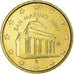 San Marino, 10 Centimes, 2007, Rome, Nordic gold, MS(63)