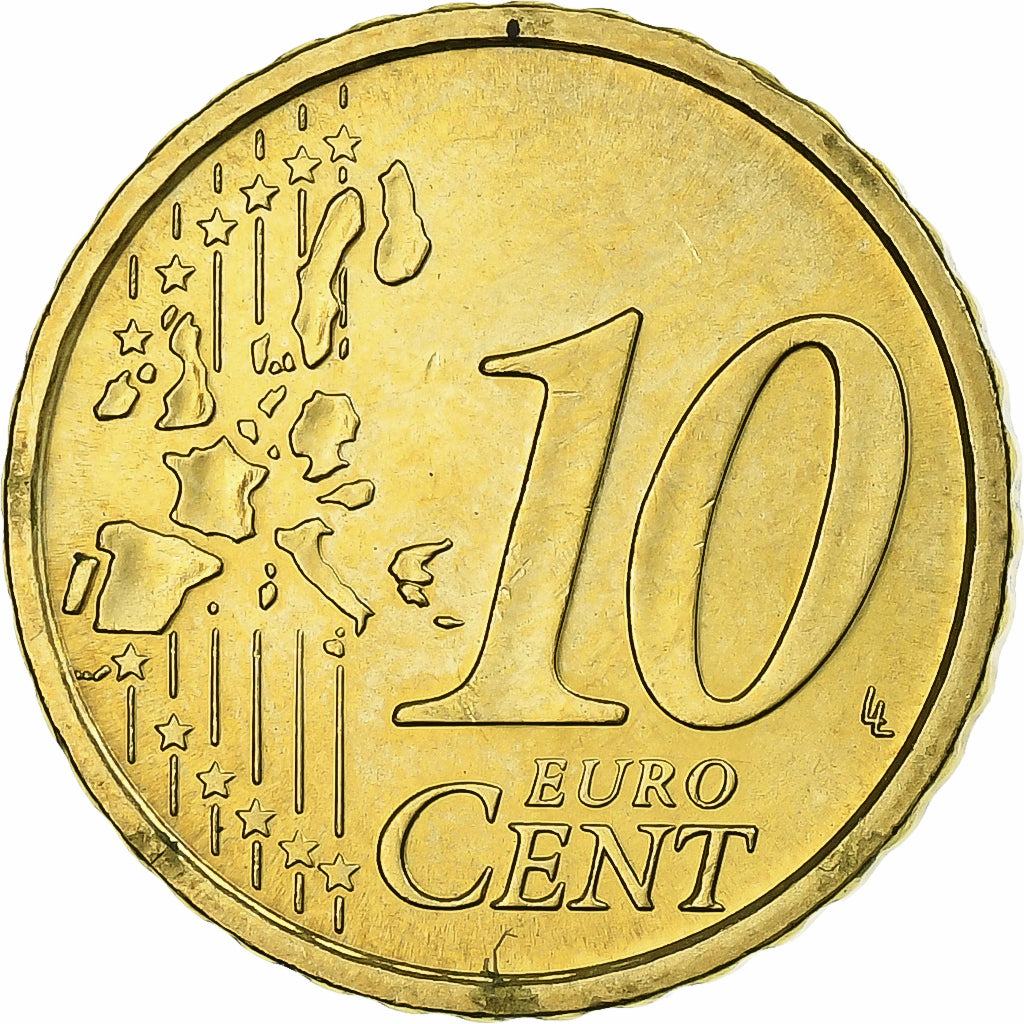 San Marino, 10 Centimes, 2007, Rome, Nordic gold, MS(63)