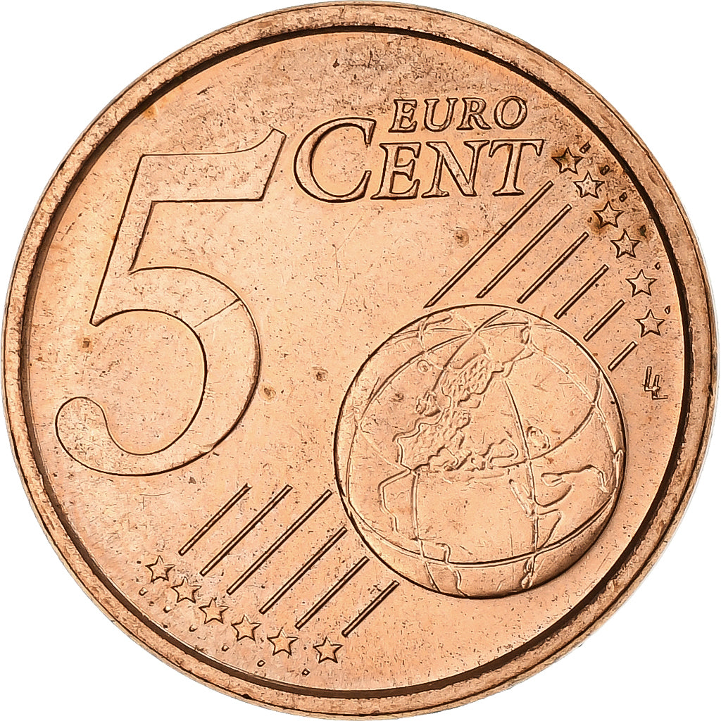 San Marino, 5 Centimes, 2006, Rome, Acciaio placcato rame, SPL