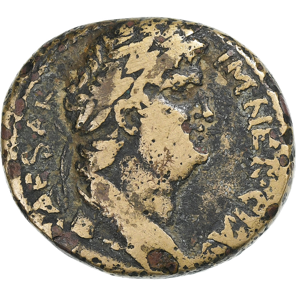 Nero, Æ Unit, 54-68, Antioch, Bronze, F(12-15), RPC:4297