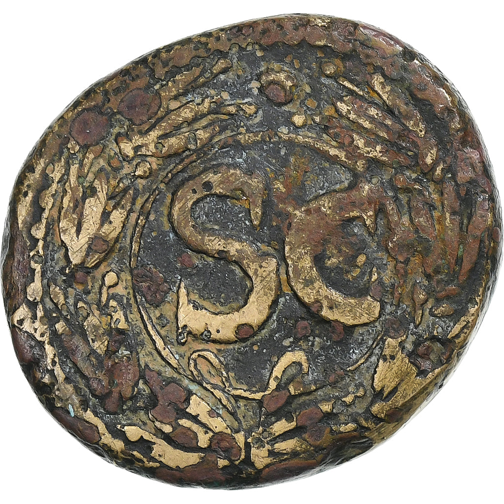 Nero, Æ Unit, 54-68, Antioch, Bronze, F(12-15), RPC:4297