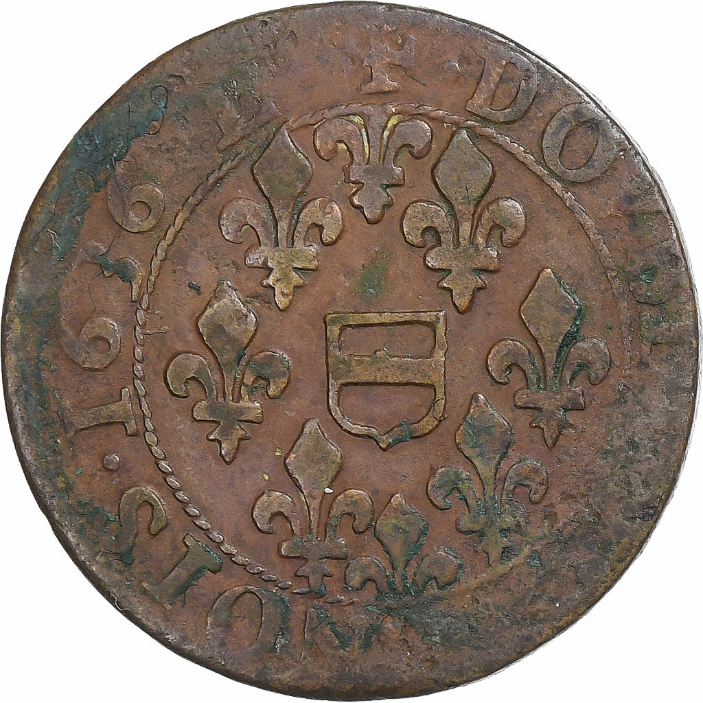 Principality of Boisbelle-Henrichemont, Double Tournois, 1636, Henrichemont