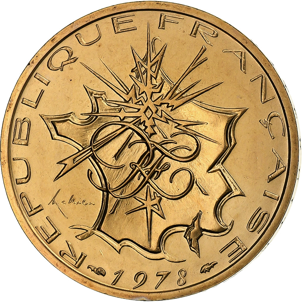 Frankreich, 10 Francs, Mathieu, 1978, MDP, série FDC, Cupro-aluminium-nickel