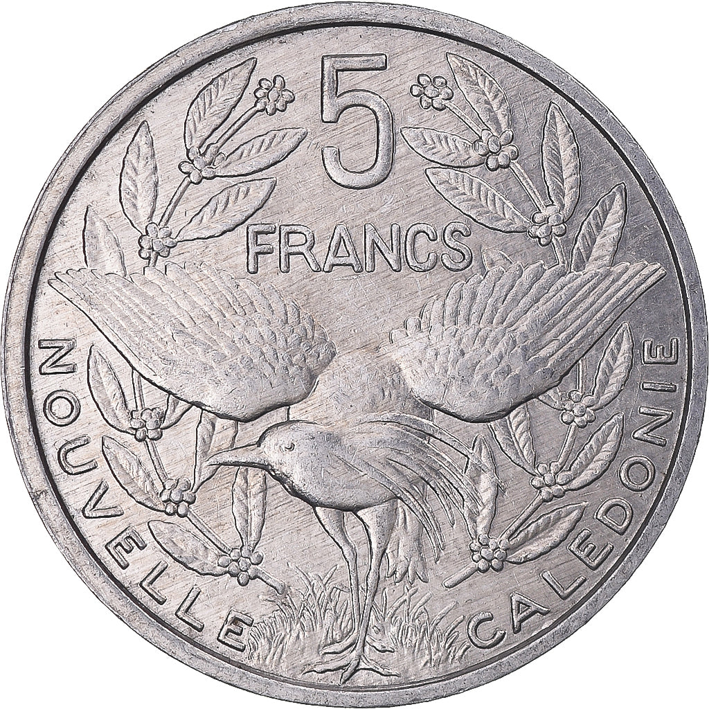 Moneta, Nowa Kaledonia, 5 Francs, 1997