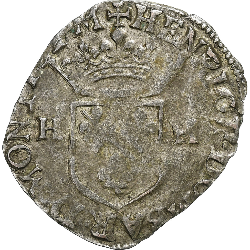 Fürstentum Dombes, Henri II de Bourbon-Montpensier, Douzain aux deux H, 1594