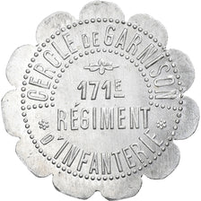França, 171e Régiment d'Infanterie, 10 Centimes, AU(55-58), Alumínio