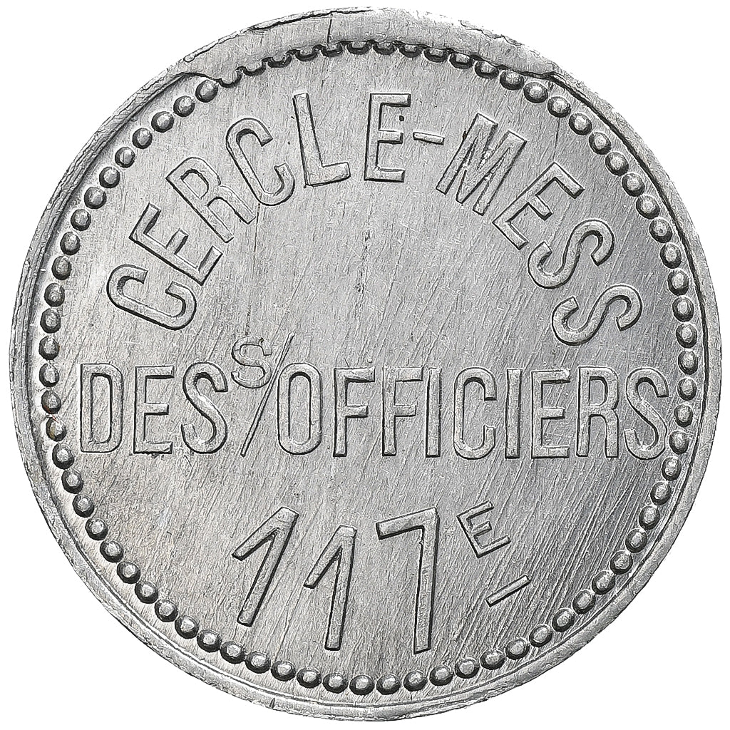 Francia, 117e Régiment d'Infanterie, 10 Centimes, SPL-, Alluminio
