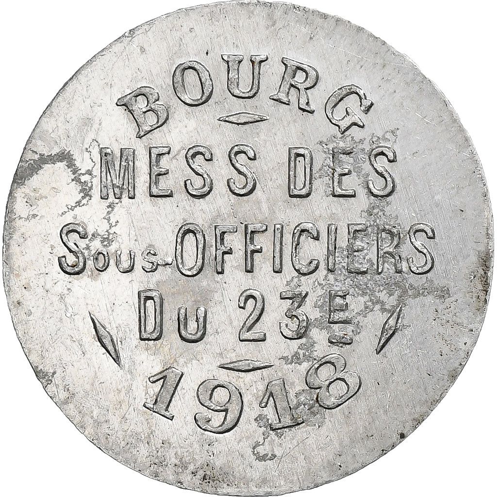 France, Bourg-en-Bresse, 10 Centimes, TTB+, Aluminium