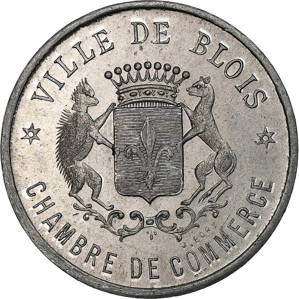 France, Blois, 10 Centimes, 1918, SUP, Aluminium
