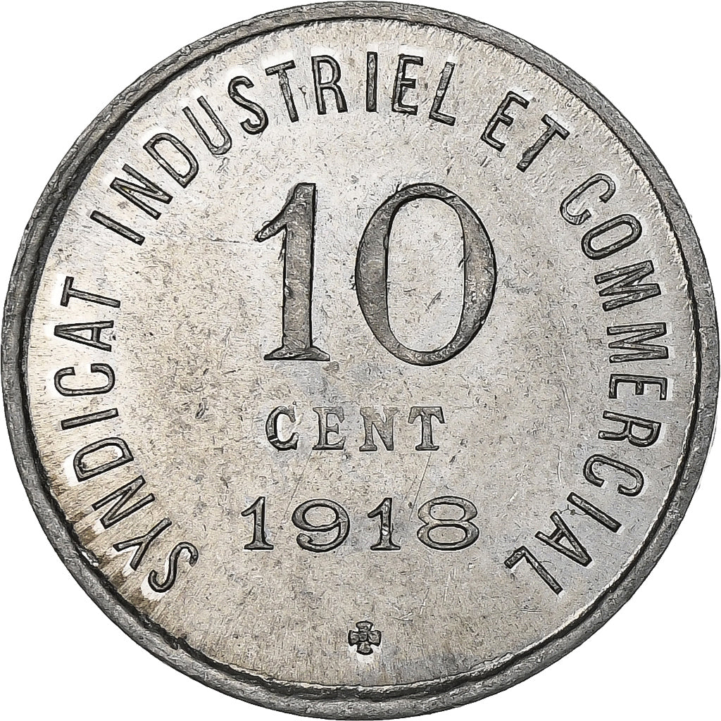 France, Blois, 10 Centimes, 1918, SUP, Aluminium