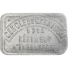 France, 171e Régiment d'Infanterie, 50 Centimes, AU(55-58), Aluminium