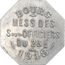 France, Bourg-en-Bresse, 50 Centimes, 1918, AU(55-58), Aluminium