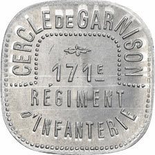 France, 171e Régiment d'Infanterie, 5 Francs, AU(55-58), Aluminium