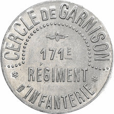 France, 171e Régiment d'Infanterie, 5 Centimes, AU(55-58), Aluminium