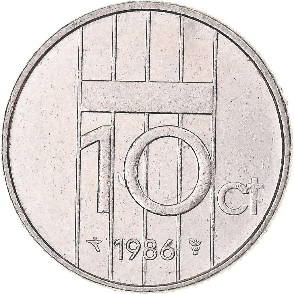 Moneta, Holandia, 10 Cents, 1986