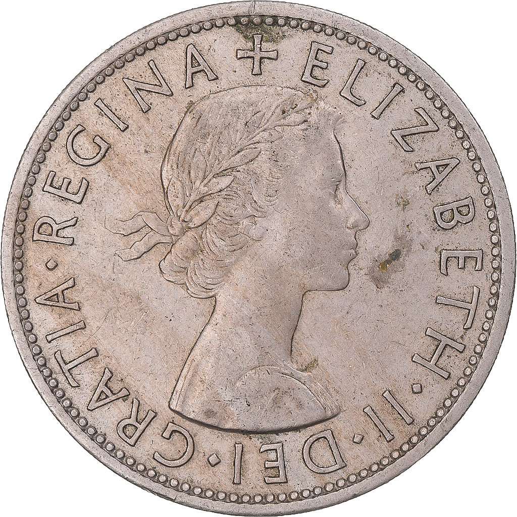 Moeda, Grã-Bretanha, 1/2 Crown, 1959