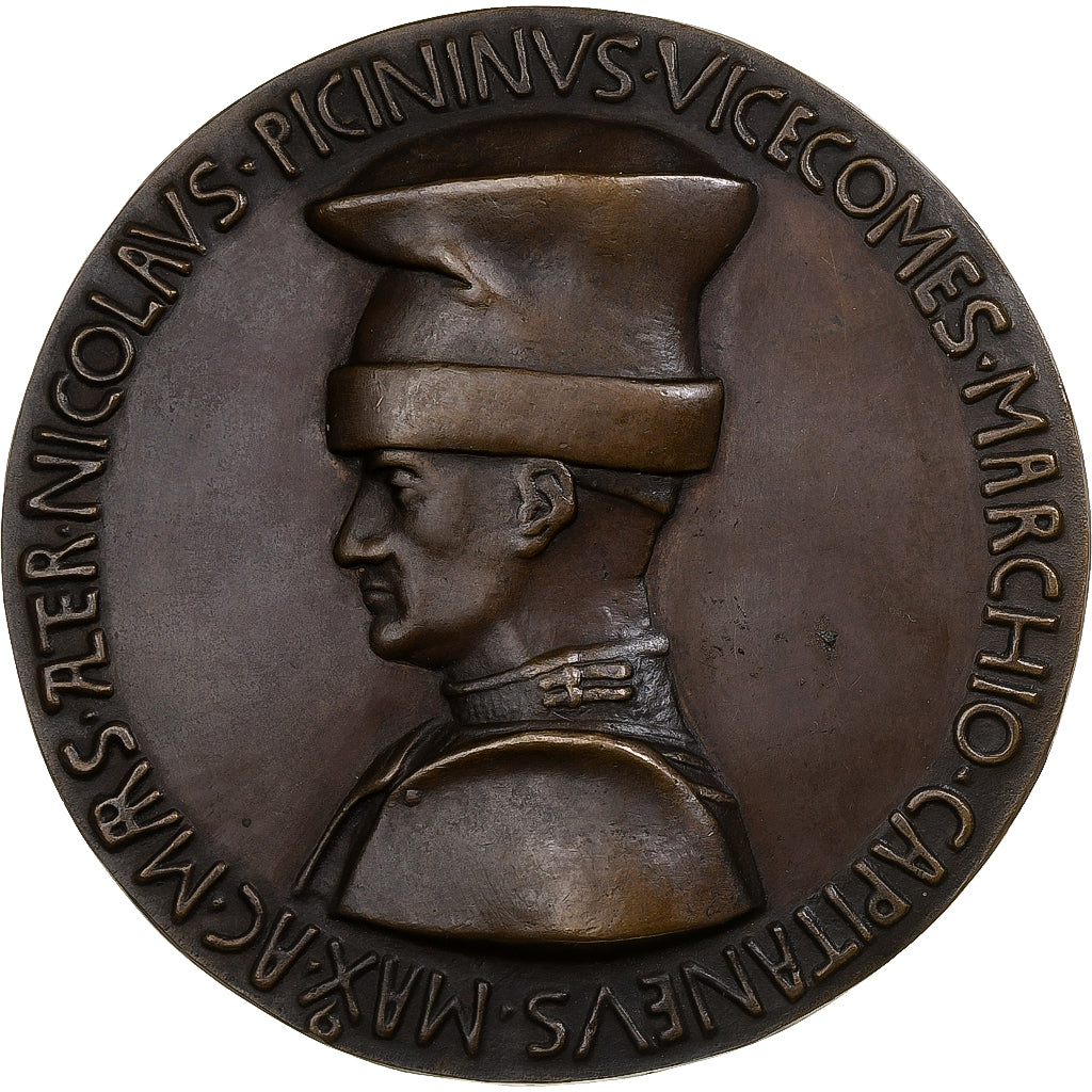 Italie, Médaille, Niccolò Piccinino, condottiere, Bronze, SUP, Pisanello