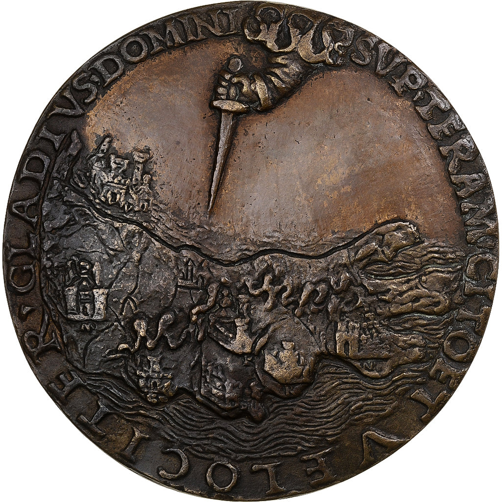 Italie, Médaille, Girolamo Savonarola, Bronze, TTB+