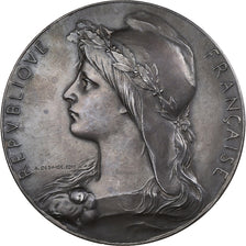 France, Médaille, Préfet de la Seine-Inférieure, Argent, SUP, O.Roty