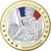 Francia, medalla, Les Piliers de la République, Démocratique, 2010, Copper