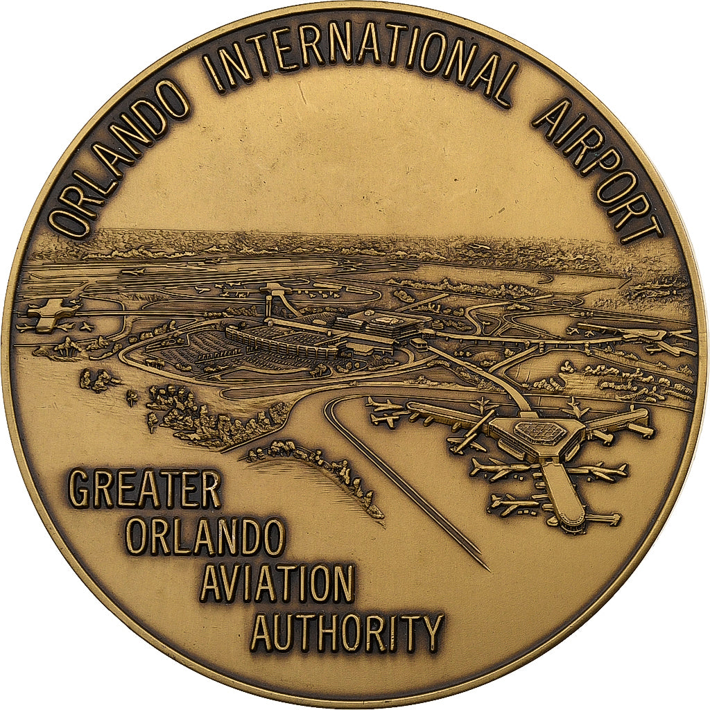 United States, Medal, Orlando International Airport, GOAA, Bronze, AU(55-58)