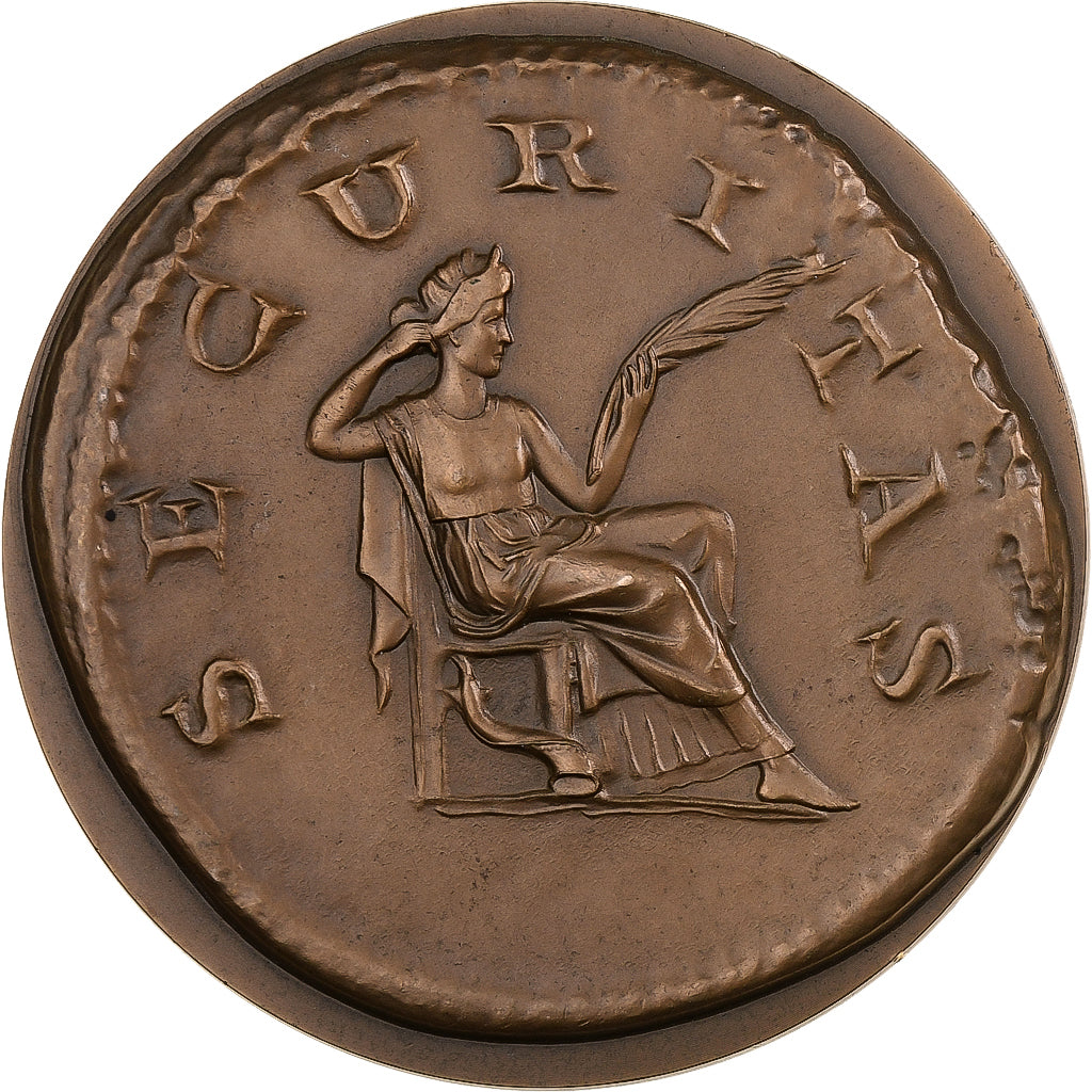 Francia, medaglia, Securitas, Mutuelle agricole, 1975, Bronzo, SPL-