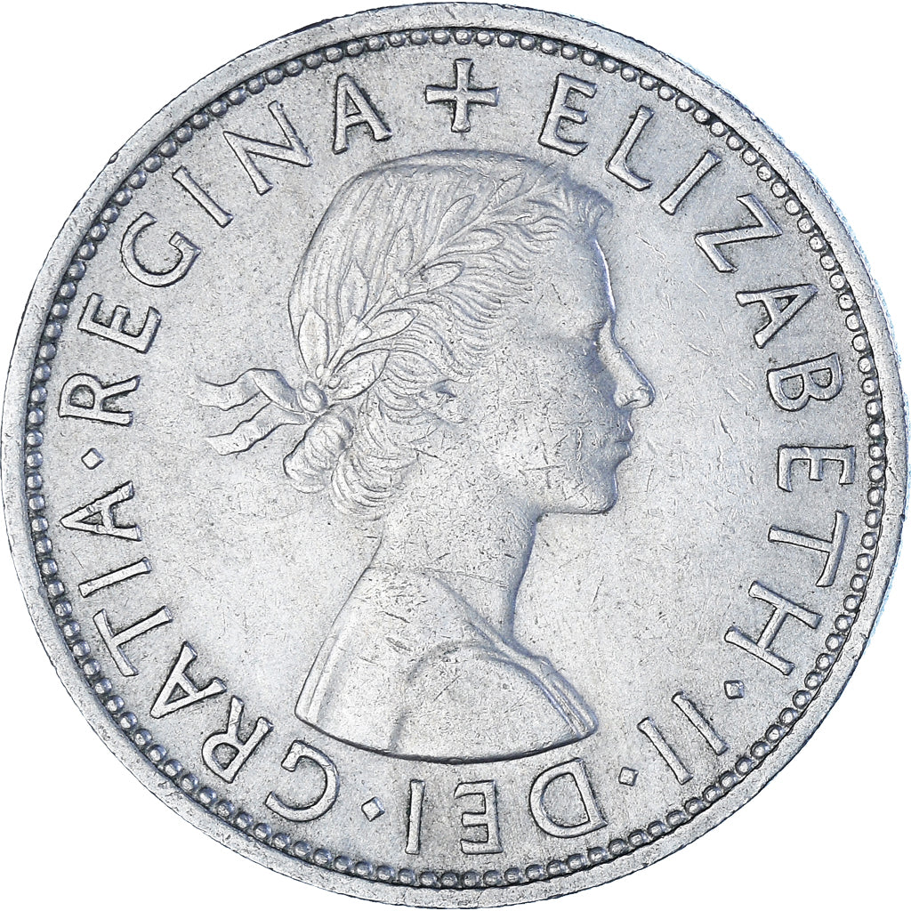 Moneda, Gran Bretaña, 1/2 Crown, 1962