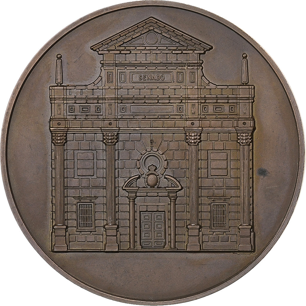 Hiszpania, medal, Senate of Spain, Miedź, AU(55-58)