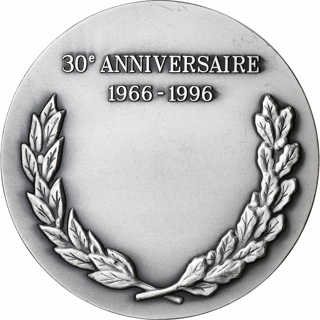 França, medalha, 1996, Bronze Prateado, J. Balme, Colorized, AU(55-58)