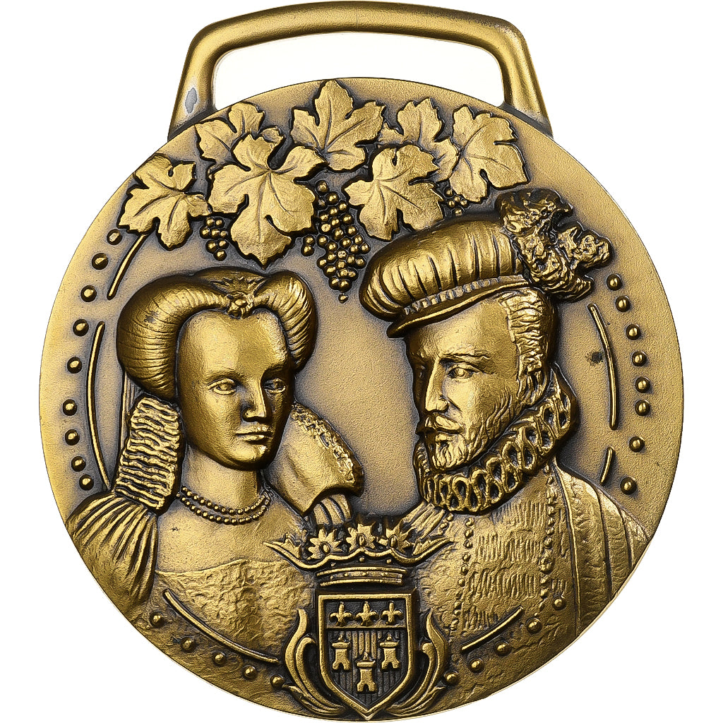 France, Medal, Confrérie des Maitres Vignerons, Bronze Florentin, AU(55-58)