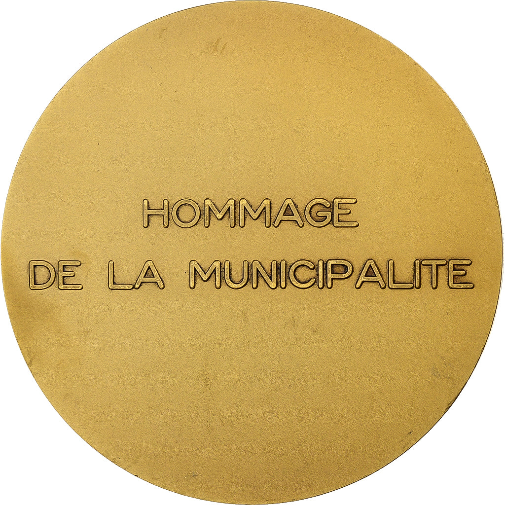France, Medal, Hommage, Saint-Cyr-sur-Loire, Bronze Florentin, Pichard