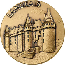 França, medalha, Hommage, Langeais, Bronze Florentin, Pichard, AU(55-58)