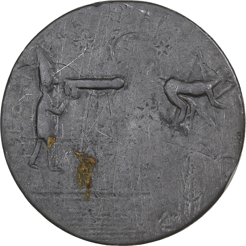 Francia, Erotic token, Planète Mars, 1929, Ferro, Satirique, MB