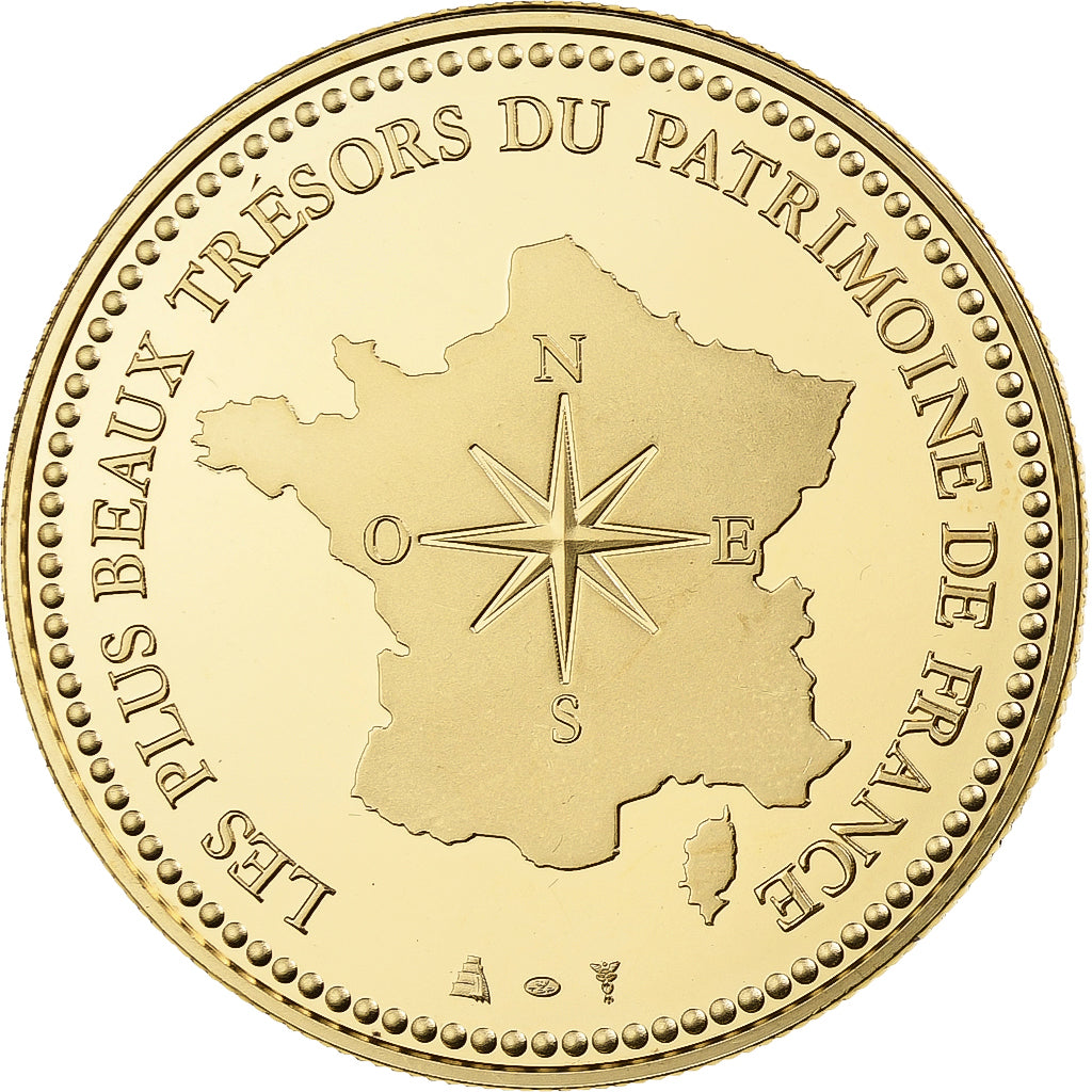 Francia, medalla, Château de Versailles, Utrecht, Cobre - níquel dorado, FDC