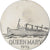 França, medalha, Les Grands Transatlantiques, Queen Mary, Cobre-níquel, C.
