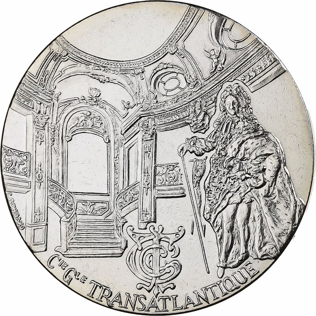 França, medalha, Les Grands Transatlantiques, France, MDP, Alpaca, C. Gondard