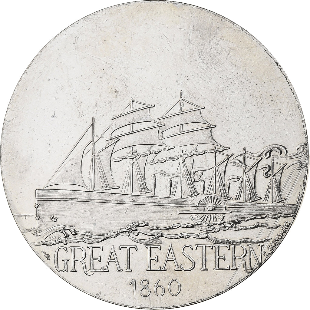 França, medalha, Les Grands Transatlantiques, Great Eastern, MDP, Alpaca, C.