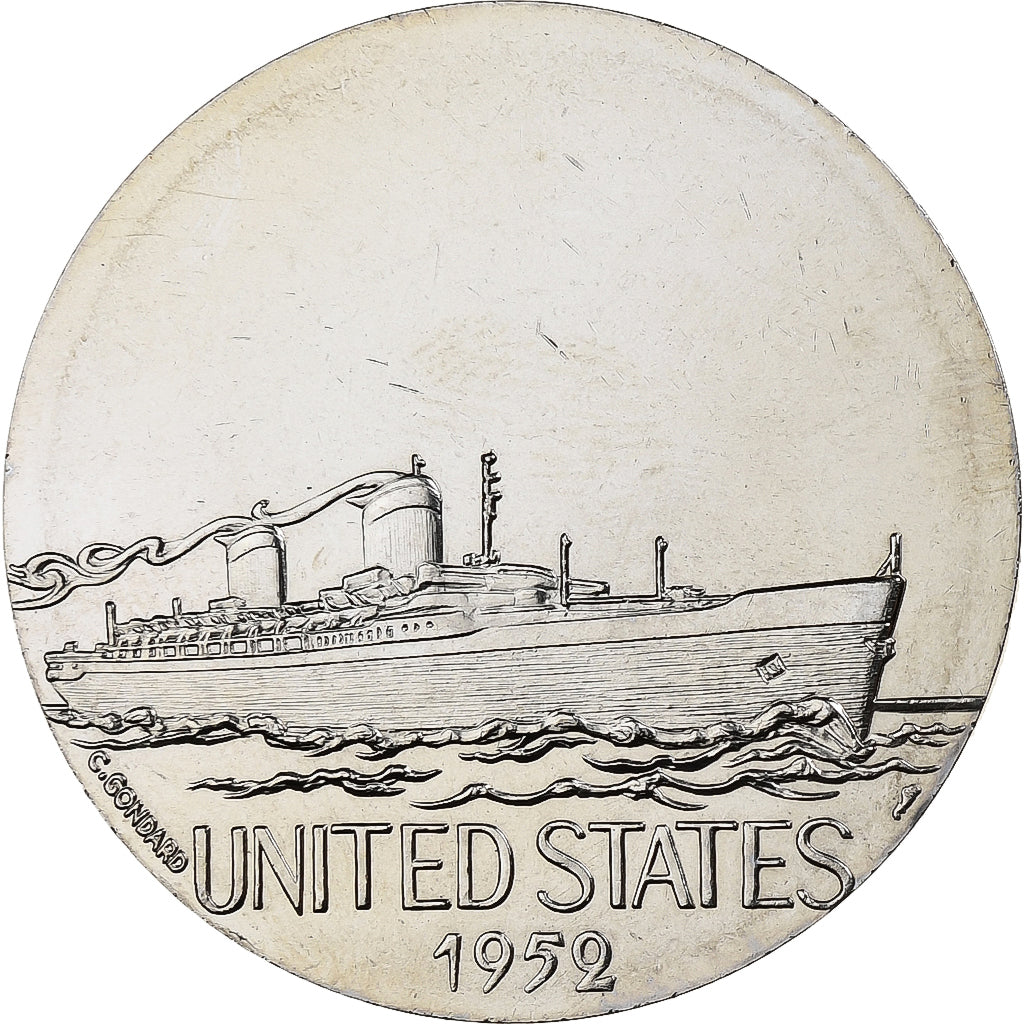 France, Médaille, Compagnie Générale Transatlantique, United States, MDP